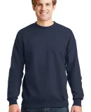 Hanes P160 ecosmart crewneck sweatshirt Navy