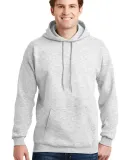 F170 Hanes PrintPro XP Ultimate Cotton Hooded Swea Ash