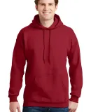 F170 Hanes PrintPro XP Ultimate Cotton Hooded Swea Deep Red