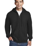 Hanes F280 PrintPro XP Ultimate Cotton Full Zip Ho in Black