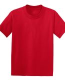 Hanes 5370 Heavyweight 50/50 Youth T-shirt in Deep red
