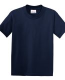 Hanes 5370 Heavyweight 50/50 Youth T-shirt in Navy