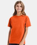 Hanes 5450 Authentic Tagless Youth T-shirt in Orange