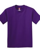 Hanes 5450 Authentic Tagless Youth T-shirt in Purple