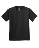 Hanes 5450 Authentic Tagless Youth T-shirt in Black