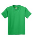 Hanes 5450 Authentic Tagless Youth T-shirt in Kelly green