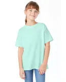 Hanes 5480 Heavyweight Youth T-shirt in Clean mint