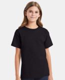 Hanes 5480 Heavyweight Youth T-shirt in Black