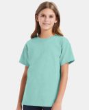 Hanes 5480 Heavyweight Youth T-shirt in Clean mint