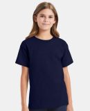 Hanes 5480 Heavyweight Youth T-shirt in Navy