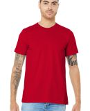 Bella Canvas 3001C Wholesale Soft Cotton Plain t s in Red