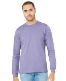 BELLA+CANVAS 3501 Long Sleeve T-Shirt in Dark lavender