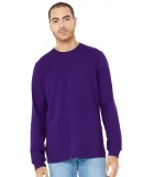 BELLA+CANVAS 3501 Long Sleeve T-Shirt in Team purple