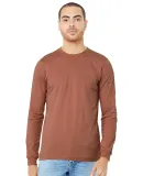 BELLA+CANVAS 3501 Long Sleeve T-Shirt in Terracotta