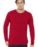 BELLA+CANVAS 3501 Long Sleeve T-Shirt in Red