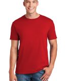 Gildan 64000 Wholesale Cotton plain t shirt bulk p in Cherry red