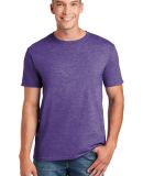 Gildan 64000 Wholesale Cotton plain t shirt bulk p in Heather purple