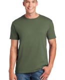 Gildan 64000 Wholesale Cotton plain t shirt bulk p in Military green