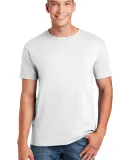 Gildan 64000 G640 SoftStyle 30 Singles Ring-spun T in White