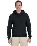 996M JERZEES NuBlend Hooded Pullover Sweatshirt in Black