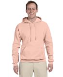 996M JERZEES NuBlend Hooded Pullover Sweatshirt in Blush pink