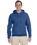 996M JERZEES NuBlend Hooded Pullover Sweatshirt in Vintage heather blue