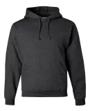 996M JERZEES NuBlend Hooded Pullover Sweatshirt in Black heather