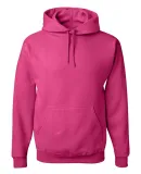 996M JERZEES NuBlend Hooded Pullover Sweatshirt in Cyber pink