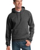 996M JERZEES NuBlend Hooded Pullover Sweatshirt in Black heather