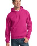 996M JERZEES NuBlend Hooded Pullover Sweatshirt in Cyber pink
