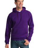 996M JERZEES NuBlend Hooded Pullover Sweatshirt in Deep purple