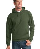 996M JERZEES NuBlend Hooded Pullover Sweatshirt in Military green