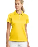 Nike Golf Ladies Dri FIT Pebble Texture Polo 35406 Tour Yellow