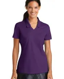 354067 Nike Golf Ladies Dri FIT Micro Pique Polo  Night Purple