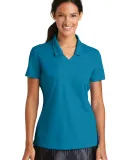 354067 Nike Golf Ladies Dri FIT Micro Pique Polo  Tidal Blue