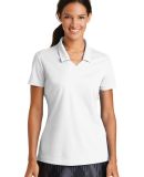354067 Nike Golf Ladies Dri FIT Micro Pique Polo  in White
