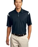 Nike Golf Dri FIT Shoulder Stripe Polo 402394 Mid.Navy/White