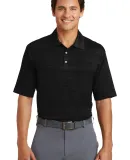 Nike Golf Elite Series Dri FIT Heather Fine Line B Black