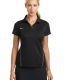 Nike Golf Ladies Dri FIT Sport Swoosh Pique Polo 4 Black