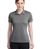 Nike Golf Ladies Dri FIT Heather Polo 474455 Carbon Heather