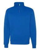 JERZEES 995 Adult New Blend Zip Cadet Collar Sweat Royal