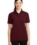 CornerStone Ladies Industrial Pocketless Pique Pol Burgundy