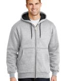 CornerStone Heavyweight Full Zip Hooded Sweatshirt in Athletic heather