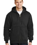 CornerStone Heavyweight Full Zip Hooded Sweatshirt in Black