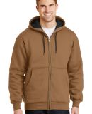 CornerStone Heavyweight Full Zip Hooded Sweatshirt in Duck brown