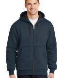 CornerStone Heavyweight Full Zip Hooded Sweatshirt in Navy