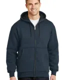 CornerStone Heavyweight Full Zip Hooded Sweatshirt Navy