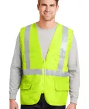 CornerStone ANSI Class 2 Mesh Back Safety Vest CSV Safety Yellow