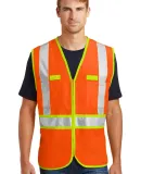 CornerStone ANSI Class 2 Dual Color Safety Vest CS Safety Orange