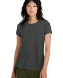 District Made 153 Ladies Perfect Weight Crew Tee D in Charcoal